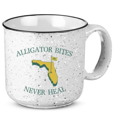 Alligator Bites Never Heal Florida 15oz Campfire Ceramic Mug