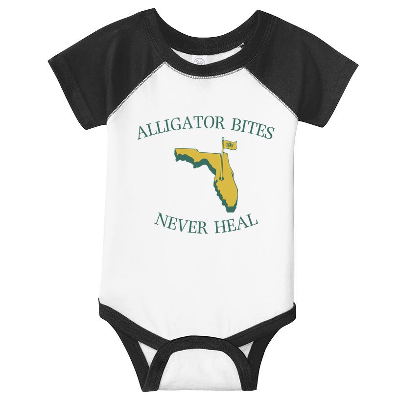 Alligator Bites Never Heal Florida Infant Baby Jersey Bodysuit