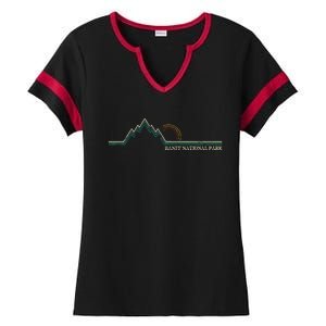 Alberta Banff National Park Canada Adventure Ladies Halftime Notch Neck Tee