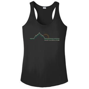 Alberta Banff National Park Canada Adventure Ladies PosiCharge Competitor Racerback Tank