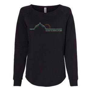 Alberta Banff National Park Canada Adventure Womens California Wash Sweatshirt