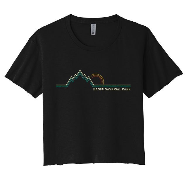 Alberta Banff National Park Canada Adventure Crop Top