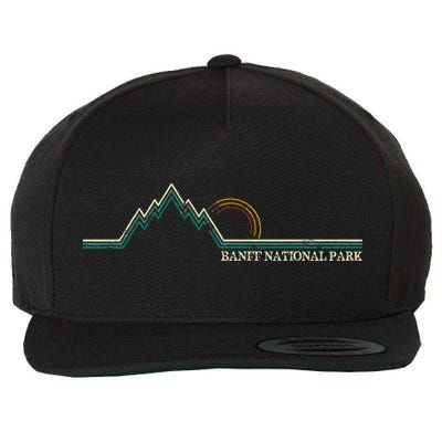 Alberta Banff National Park Canada Adventure Wool Snapback Cap