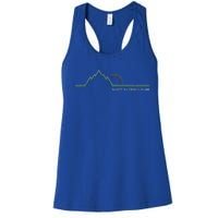 Alberta Banff National Park Canada Adventure Women's Racerback Tank