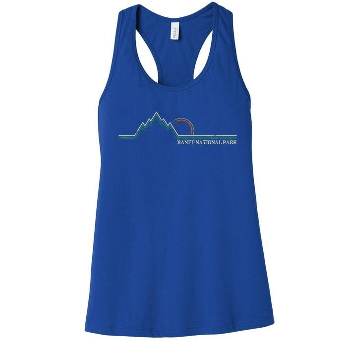 Alberta Banff National Park Canada Adventure Women's Racerback Tank