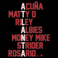 Atlanta Baseball Names Acuna Matty O Riley Albies Money Mike Strider Rosario Shi Impact Tech Backpack