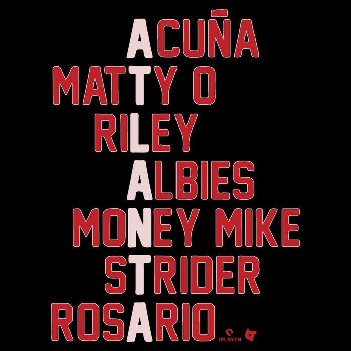 Atlanta Baseball Names Acuna Matty O Riley Albies Money Mike Strider Rosario Shi Impact Tech Backpack