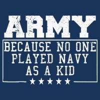 Army Because No One Played Navy As A Kid Funny Army Says Infant Baby Jersey Bodysuit
