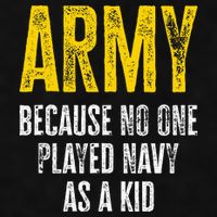 Army Because No One Played Ladies PosiCharge Tri-Blend Wicking Tank