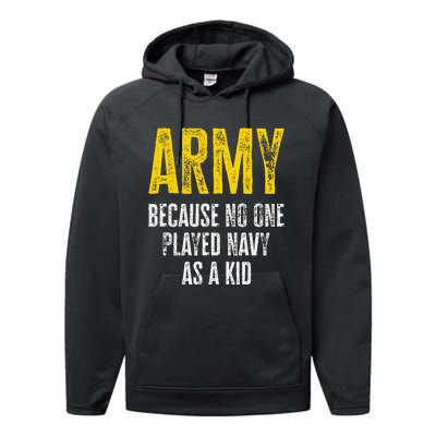 Army Because No One Played Performance Fleece Hoodie