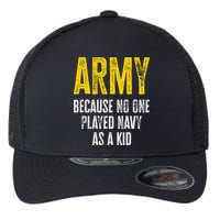 Army Because No One Played Flexfit Unipanel Trucker Cap