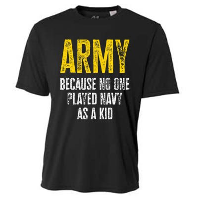 Army Because No One Played Cooling Performance Crew T-Shirt