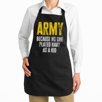 Army Because No One Played Apron