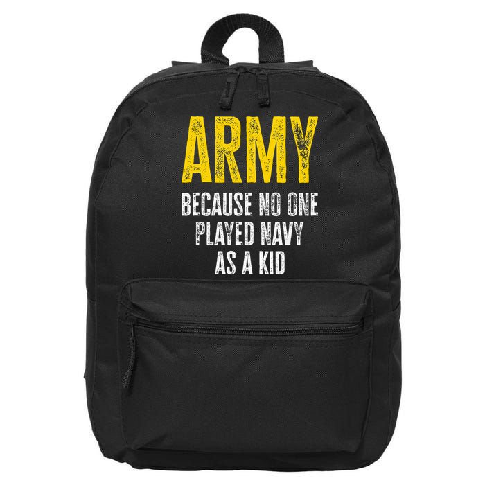 Army Because No One Played 16 in Basic Backpack