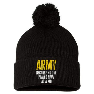 Army Because No One Played Pom Pom 12in Knit Beanie