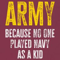 Army Because No One Played 16oz Travel Tumbler