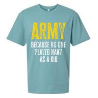Army Because No One Played Sueded Cloud Jersey T-Shirt