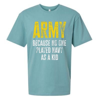 Army Because No One Played Sueded Cloud Jersey T-Shirt