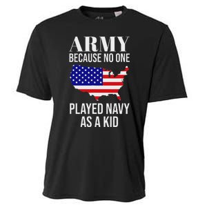 Army Because No One Played As A Funny Army Says Cooling Performance Crew T-Shirt