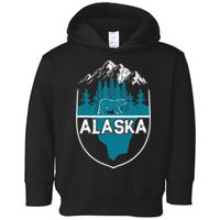 Alaska Bear Nature Alaskan Mountains Toddler Hoodie