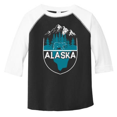 Alaska Bear Nature Alaskan Mountains Toddler Fine Jersey T-Shirt