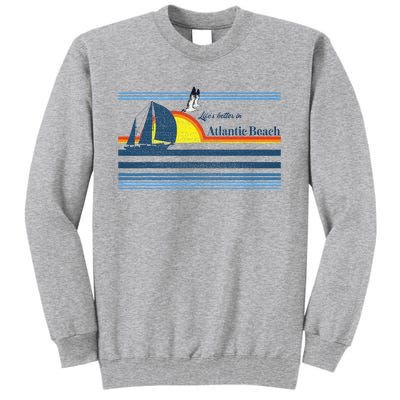 Atlantic Beach Nc North Carolina Gift Beach Tall Sweatshirt