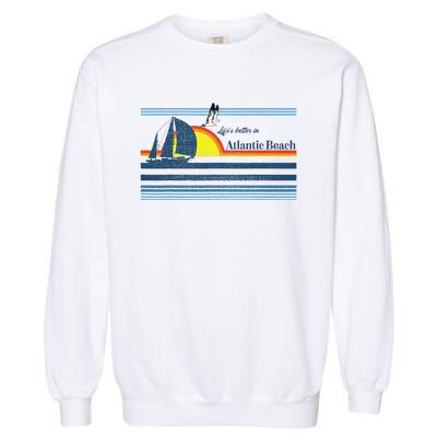 Atlantic Beach Nc North Carolina Gift Beach Garment-Dyed Sweatshirt