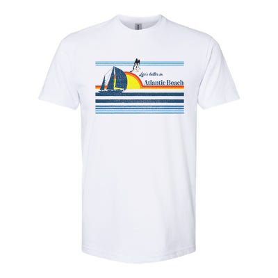 Atlantic Beach Nc North Carolina Gift Beach Softstyle CVC T-Shirt