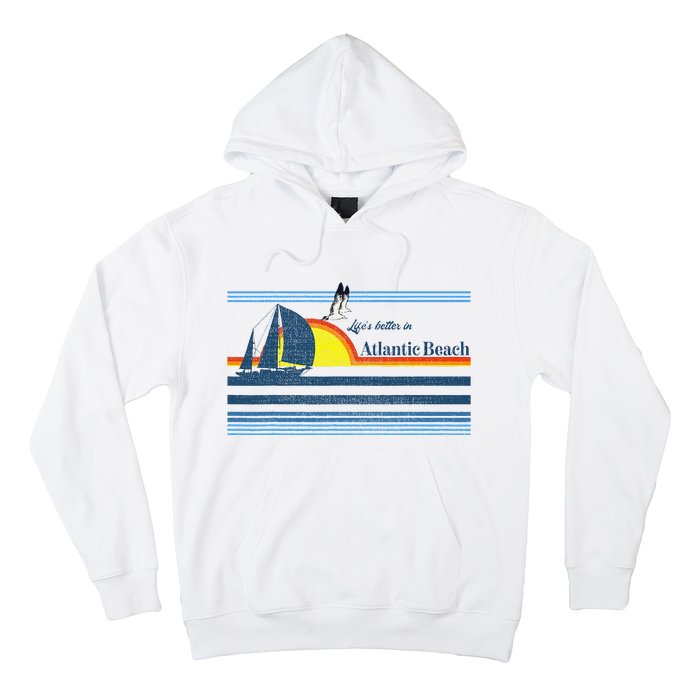 Atlantic Beach Nc North Carolina Gift Beach Hoodie