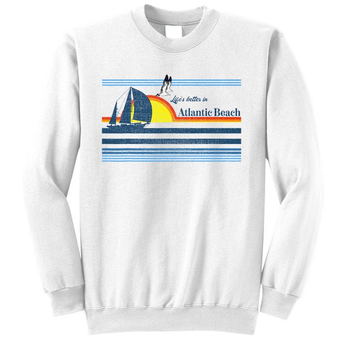 Atlantic Beach Nc North Carolina Gift Beach Sweatshirt