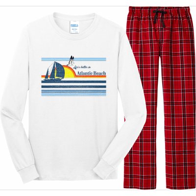 Atlantic Beach Nc North Carolina Gift Beach Long Sleeve Pajama Set