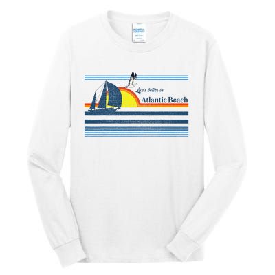 Atlantic Beach Nc North Carolina Gift Beach Tall Long Sleeve T-Shirt