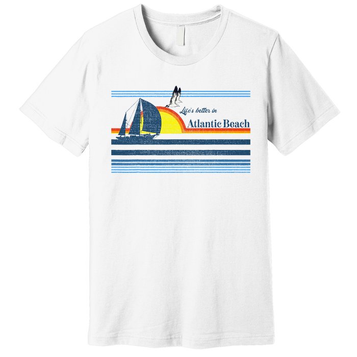 Atlantic Beach Nc North Carolina Gift Beach Premium T-Shirt