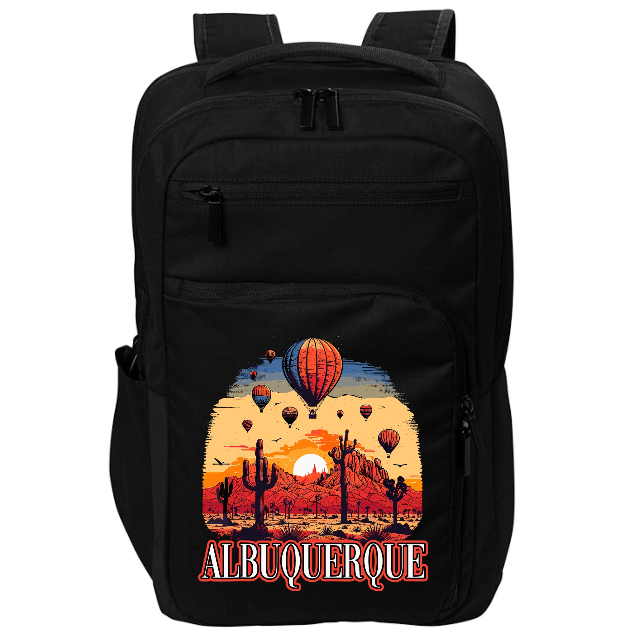 Albuquerque Balloon New Mexico Hot Air Balloon Impact Tech Backpack