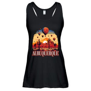 Albuquerque Balloon New Mexico Hot Air Balloon Ladies Essential Flowy Tank