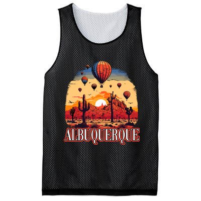 Albuquerque Balloon New Mexico Hot Air Balloon Mesh Reversible Basketball Jersey Tank