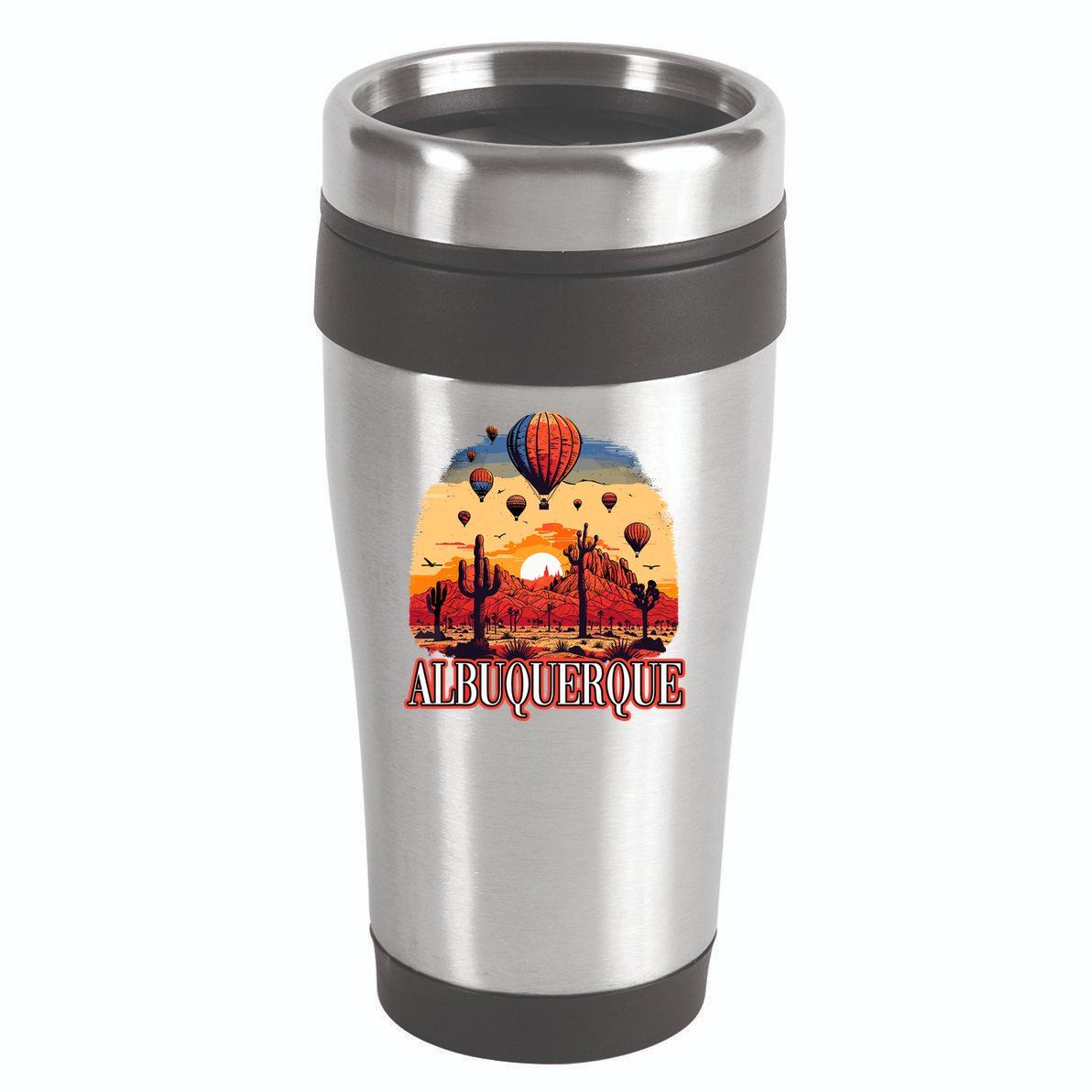 Albuquerque Balloon New Mexico Hot Air Balloon 16oz Travel Tumbler