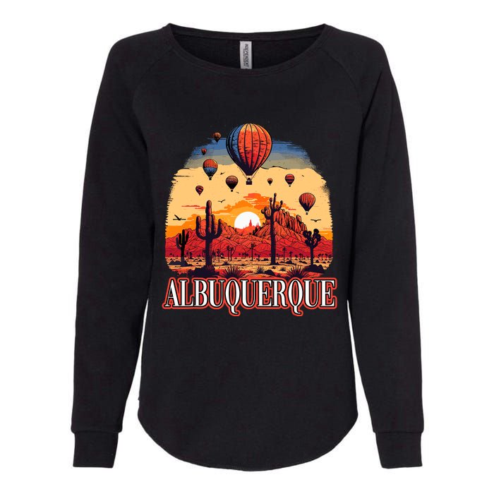 Albuquerque Balloon New Mexico Hot Air Balloon Womens California Wash Sweatshirt