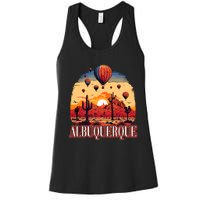 Albuquerque Balloon New Mexico Hot Air Balloon Women's Racerback Tank