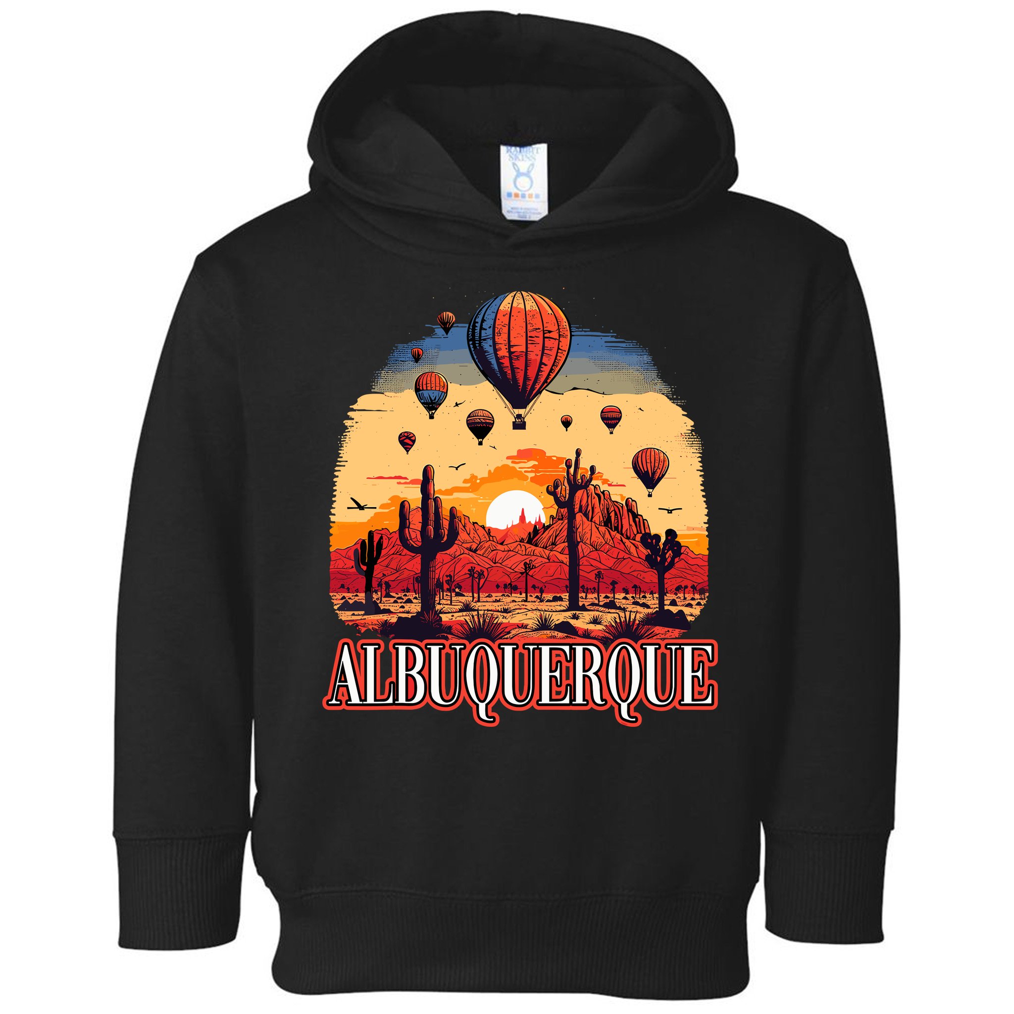 Albuquerque Balloon New Mexico Hot Air Balloon Toddler Hoodie