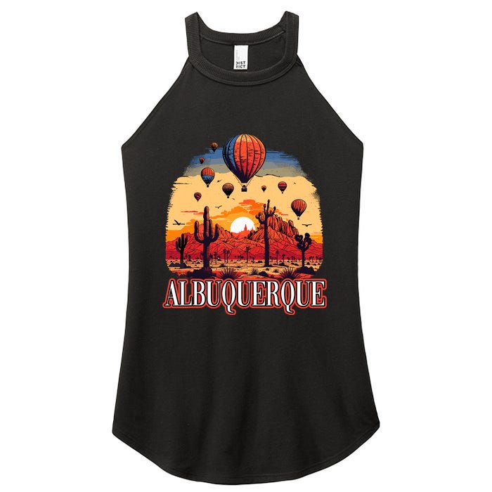 Albuquerque Balloon New Mexico Hot Air Balloon Women's Perfect Tri Rocker Tank