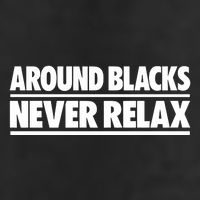 Around Blacks Never Relax Golf Towel