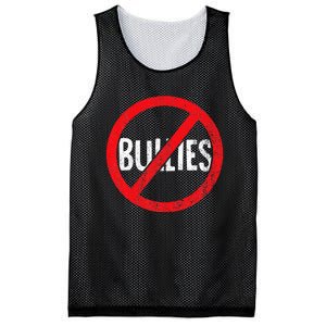 Anti Bullying No Bullies S School Principal Teacher Mesh Reversible Basketball Jersey Tank