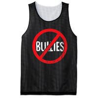 Anti Bullying No Bullies S School Principal Teacher Mesh Reversible Basketball Jersey Tank