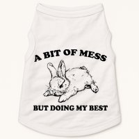 A Bit Of A Mess But Doing My Best Retro Funny Rabbit Doggie Tank