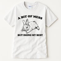 A Bit Of A Mess But Doing My Best Retro Funny Rabbit Tall T-Shirt