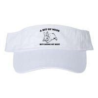 A Bit Of A Mess But Doing My Best Retro Funny Rabbit Visor