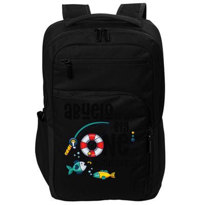 Abuelo Big One 1YearOld Fishing Birthday Impact Tech Backpack