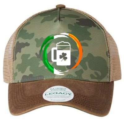 Abstract Beer Of Saint Patrick Day Illustration Gift Legacy Tie Dye Trucker Hat