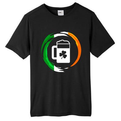 Abstract Beer Of Saint Patrick Day Illustration Gift Tall Fusion ChromaSoft Performance T-Shirt